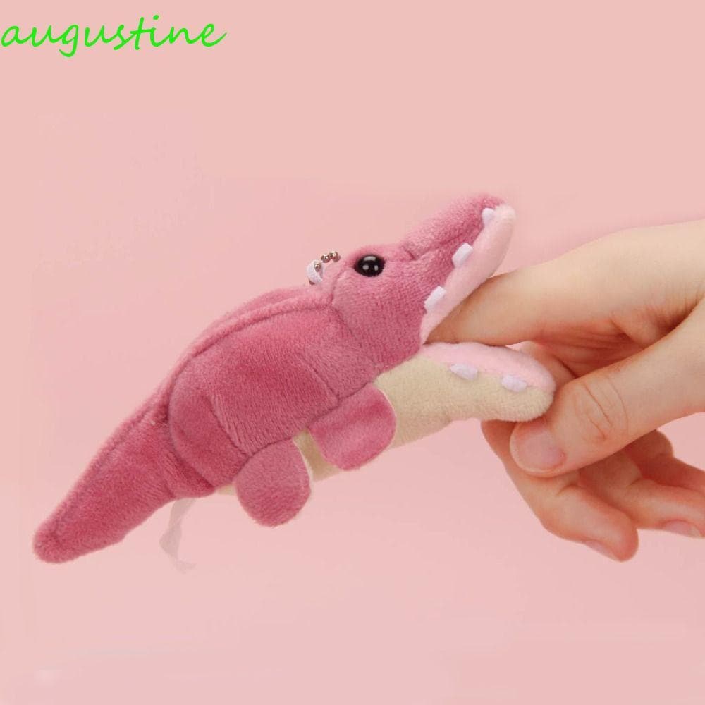 Chaveiro De Pelúcia De Dinossauro AUGUSTINE , Pingente De Boneca Desenho Animado , Triceratops Macio Fofo