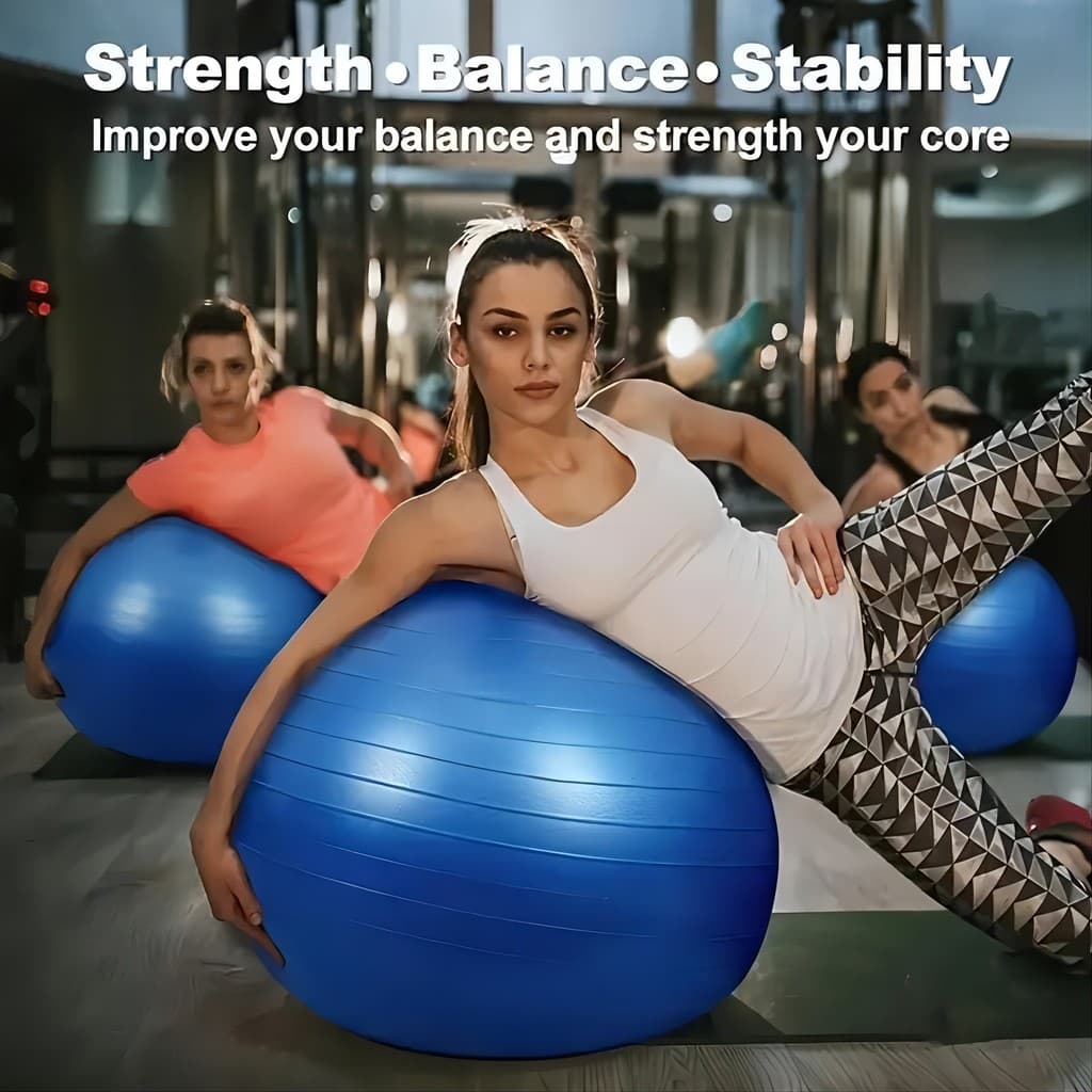 Fabricante engrossado à prova de explosão 65 bola de yoga perolada Pilates bola de Fitness Dragon ball yoga bola sem bom