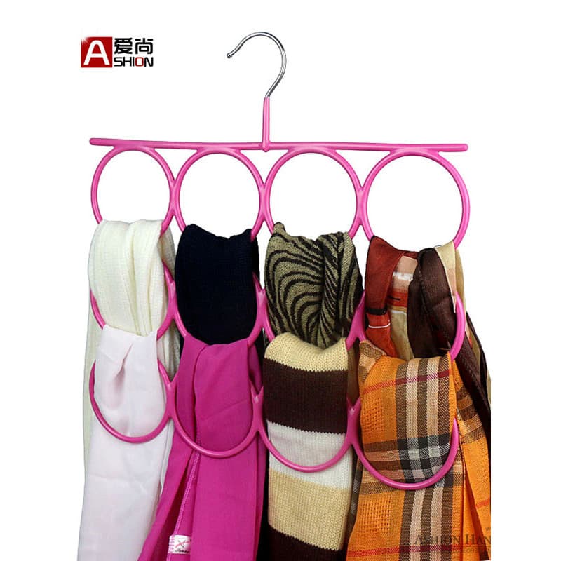 Aishang plástico mergulhando antiderrapante não-marcação não-snagging cachecol rack lenço de seda rack Leggings gravata
