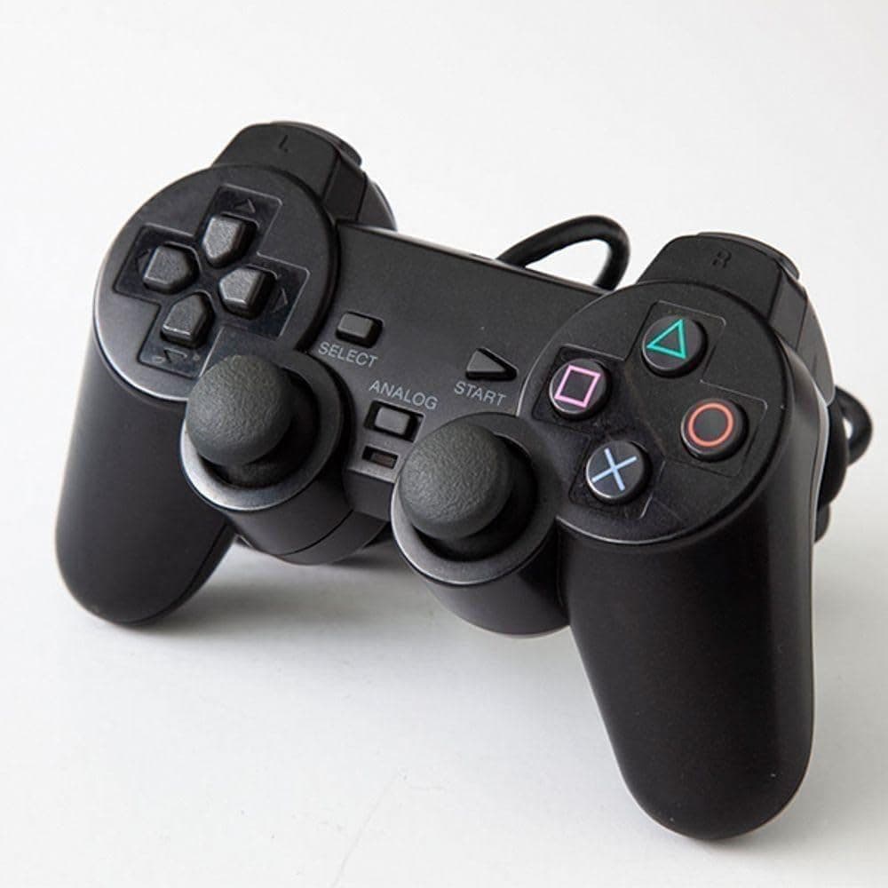 CONTROLE JOYSTICK COM FIO VÍDEO GAME CONSOLE COMPATÍVEL PLAY PS2