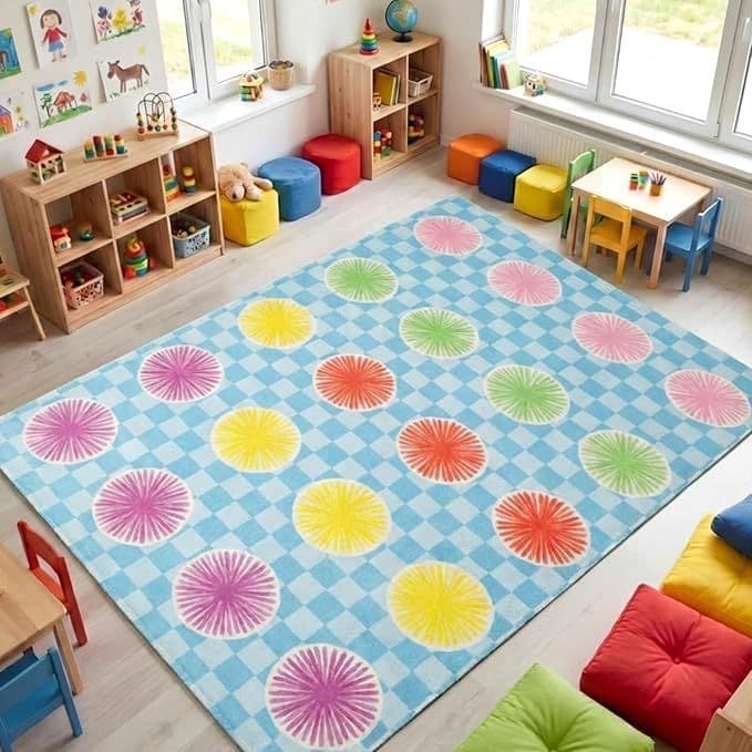 [Novo produto] quarto infantil criativo americano cheio de tapetes sala de estar tapete de grande área quarto tapetes de