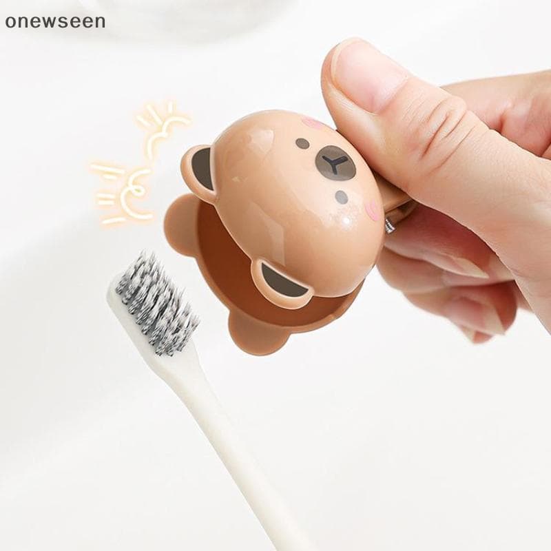 Animais Dos Desenhos Animados Escova De Dentes Cabeça Capa Clipes Portátil Elétrica À Prova De Poeira Protetor Boné Viag