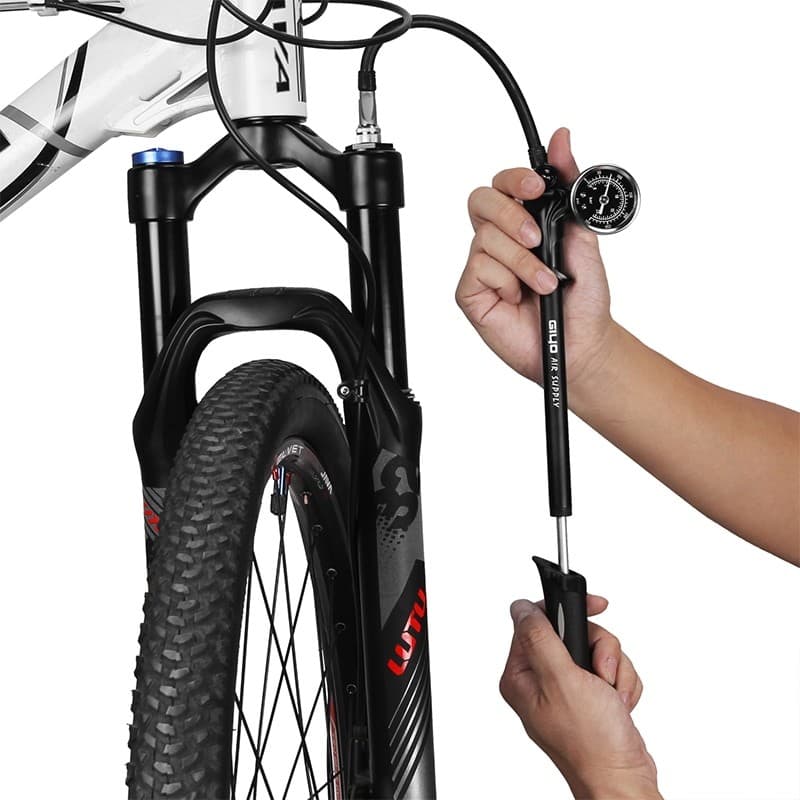 Bomba De Bicicleta GIYO , Portátil De Alta Pressão Para Garfo Dianteiro De Mountain Bike , Acessórios Pneus