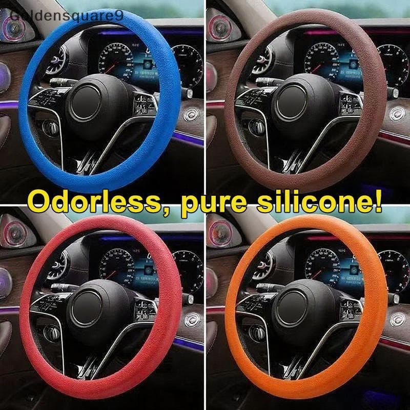 goldensquare9 Capa Protetora Antiderrapante De 1 Peça Universal Para Volante De Carro De Silicone Macio E Inodoro Proteç