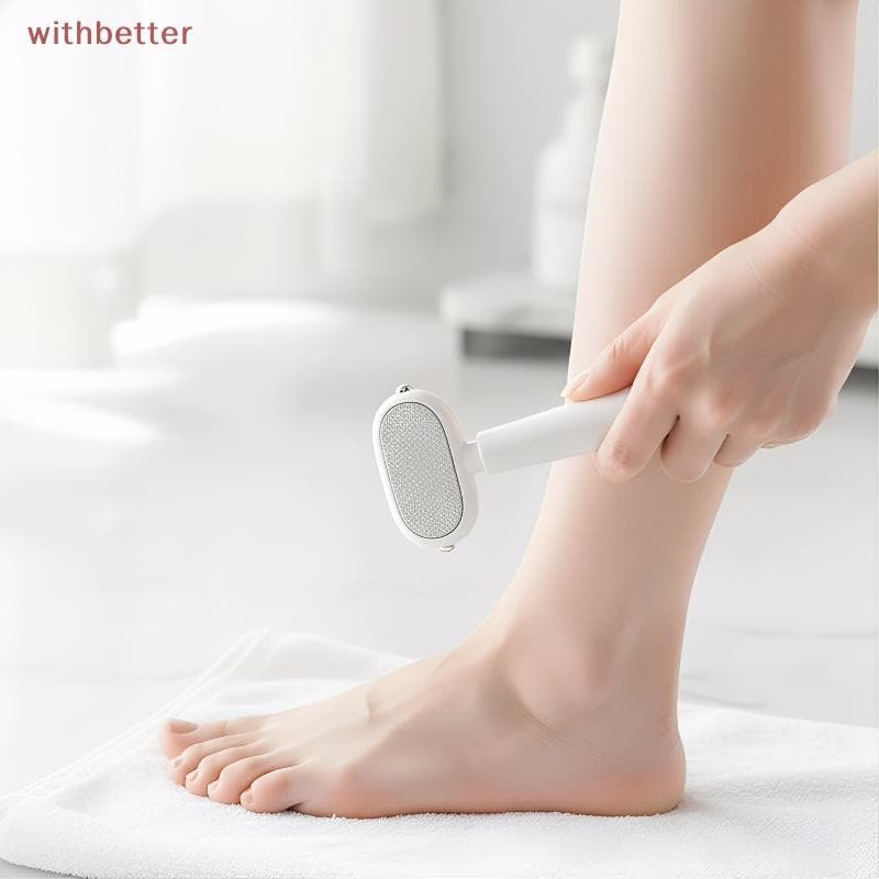 withbetter12 Arquivo De Pé Dupla Face Para Remoção De Calos Ferramenta De Pedicure Resistente Pele Dura Calcanhar Morto