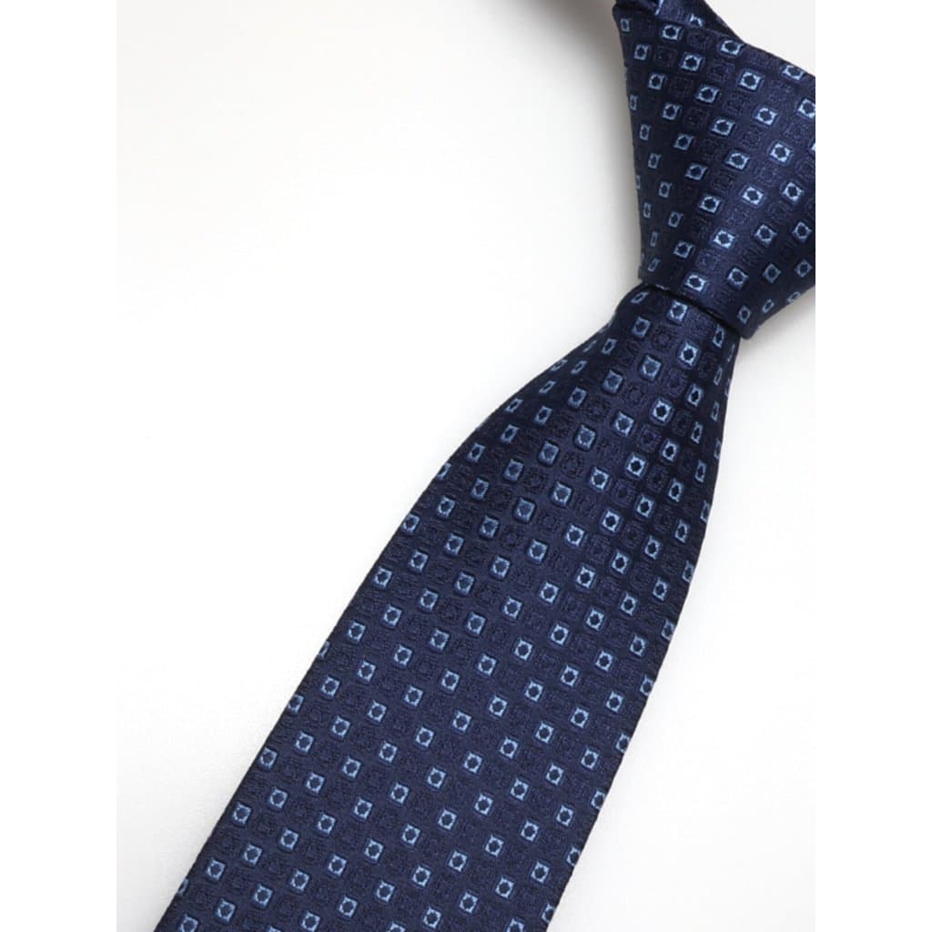 Gravata masculina roupa Formal masculina negócios casamento noivo azul feito à mão terno 8cm padrão azul escuro estilo f