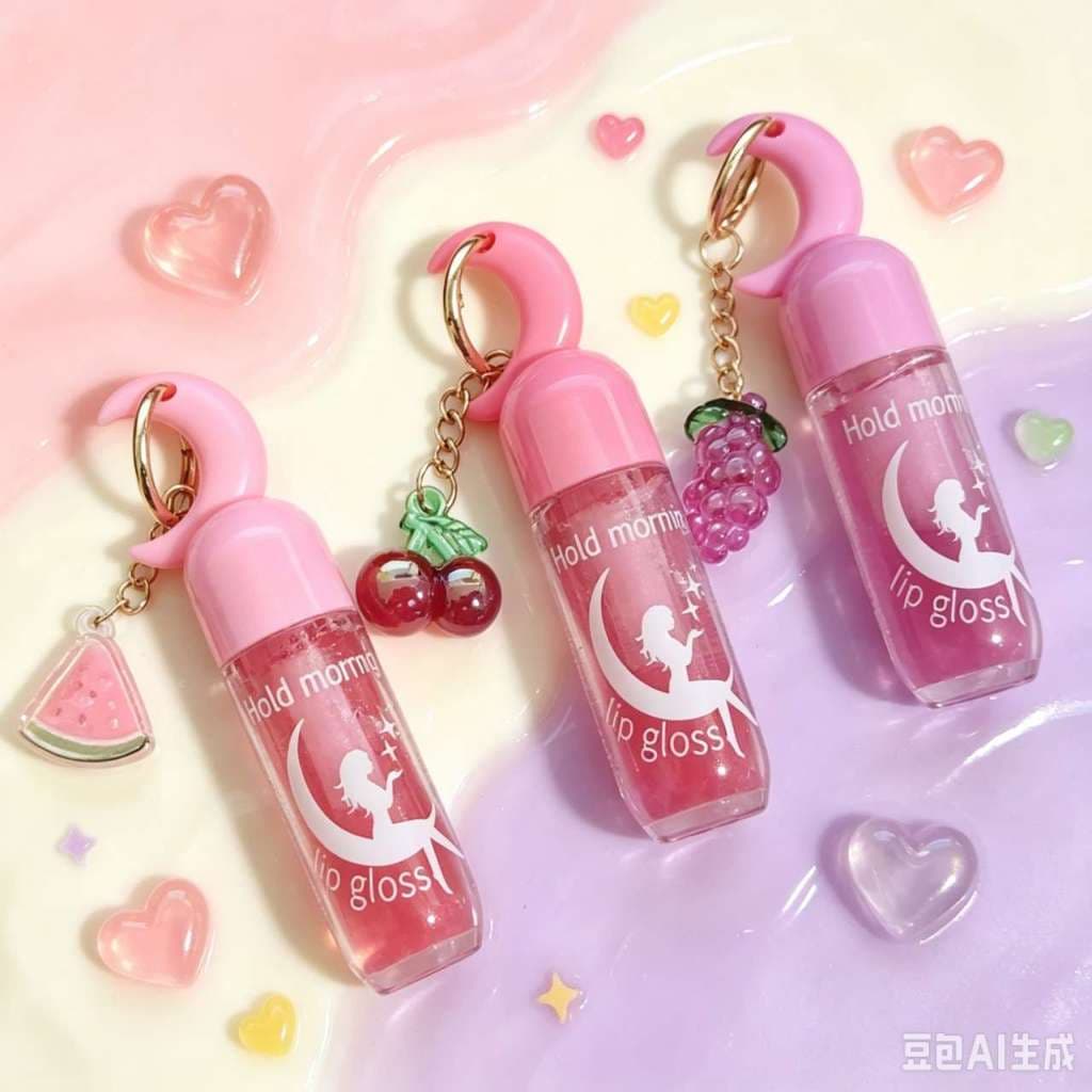 Gloss labial hidratante com chaveiro