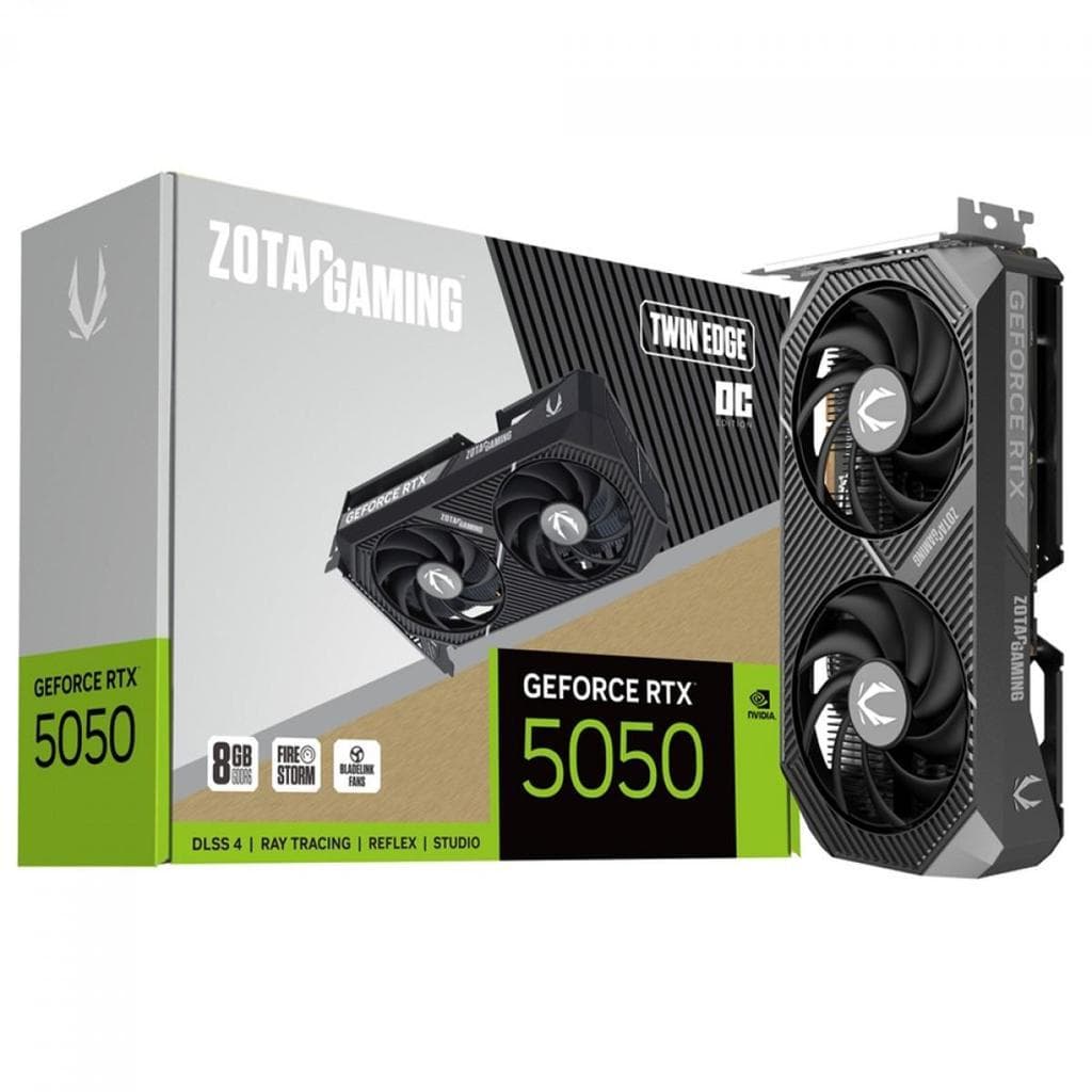 Placa de Vídeo RTX 5050 8GB Zotac Twin Edge OC GDDR6