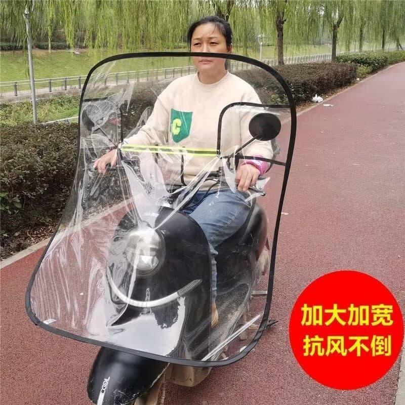 Veículo elétrico leve veículo elétrico pára-brisa bateria Scooter transparente capa aumentada Takeaway pequeno