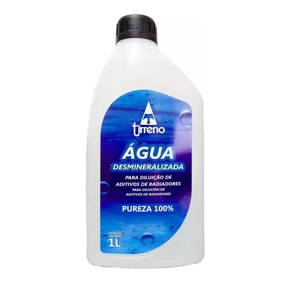 TIRRENO ÁGUA DESMINERALIZADA PUREZA 100%  - 1L