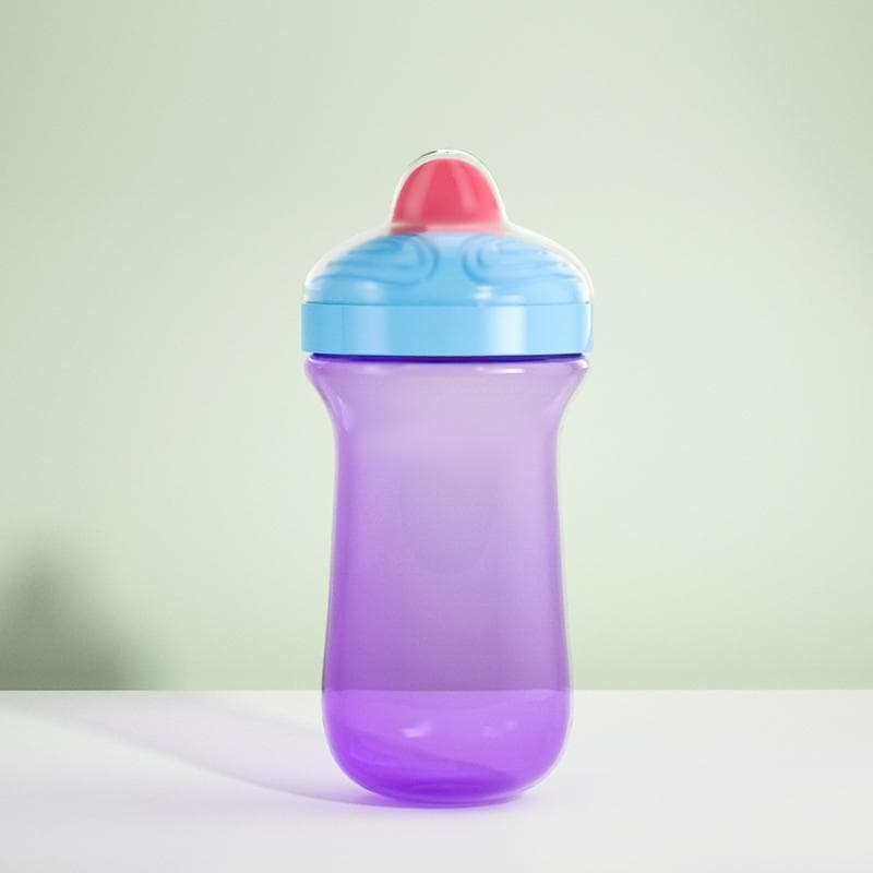 Copo De Bico Para Crianças De Boca Larga , 300ml/10oz , Sem BPA , Aprendizagem , Beber Com Escala , À Prova De Poeira 2