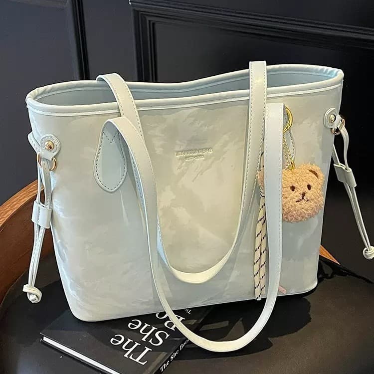 Versão coreana temperamento simples grande capacidade Commuter bolsa de ombro moda feminina High-End sentir pequeno fres