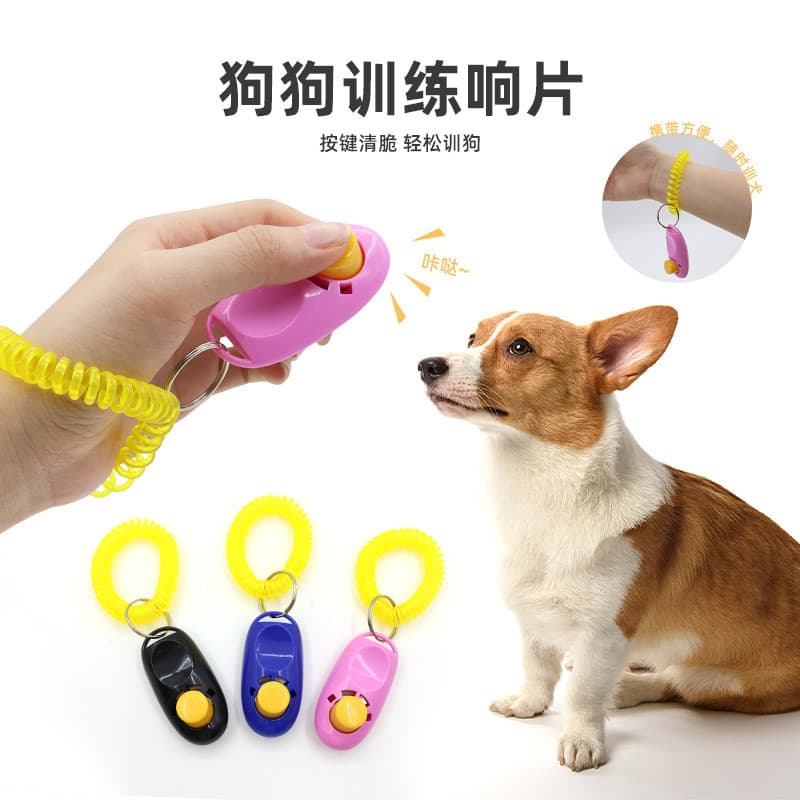 Treinamento de cães clicker clicker suprimentos de treinamento para animais de estimação clicker treinamento cão anel vo