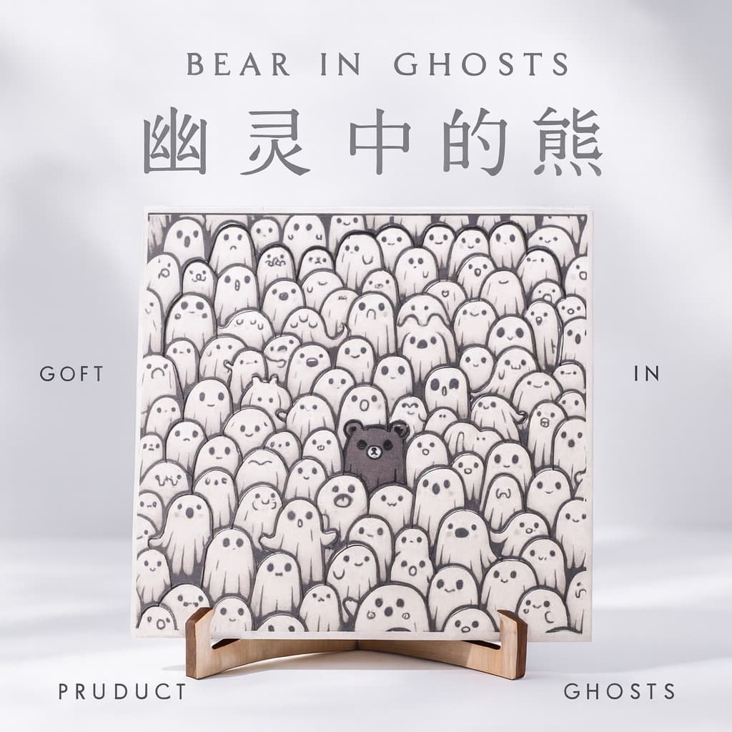 Ornamentos de Panda de alta dificuldade em fantasmas decoração crianças cérebro queimando quebra-cabeça plano brinquedos