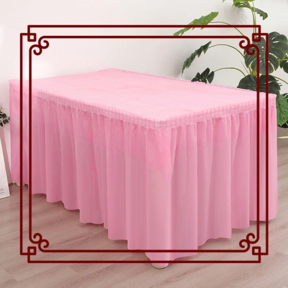 Saia De Mesa , Toalha Descartável À Prova D'água Resistente A Óleo , Vestido De Festa Espesso