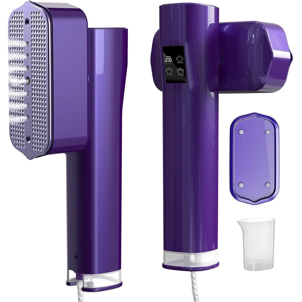Ferro a vapor de viagem, máquina de passar a vapor, ferro a vapor de viagem para férias, ferro de viagem portátil 2 em 1