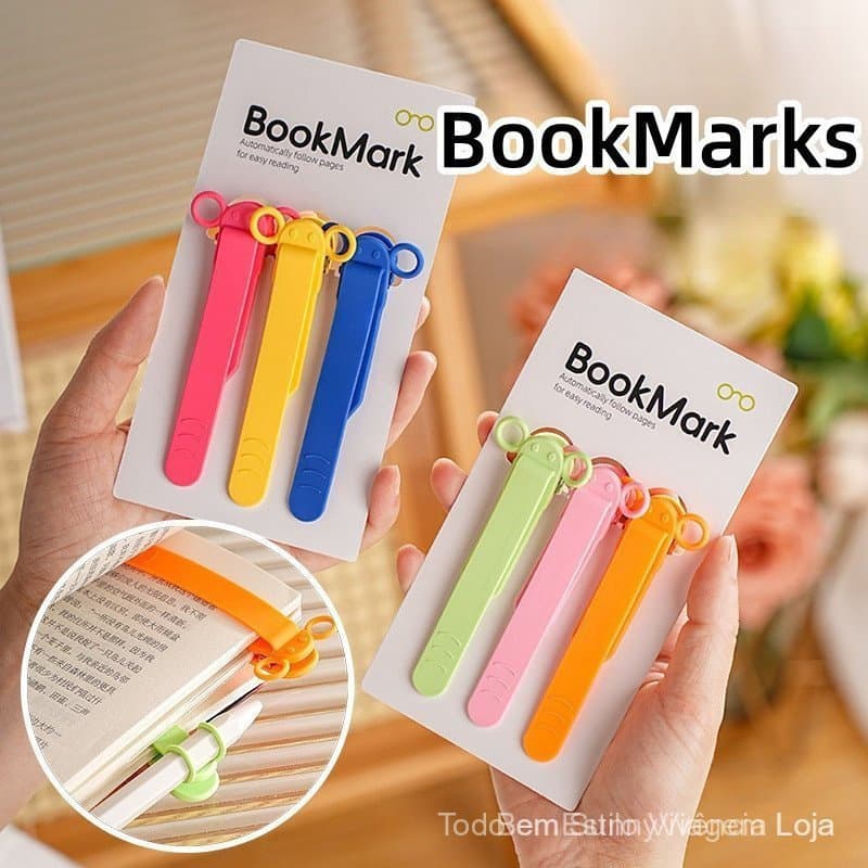 Simples leitura marcador clipe automático acompanhamento Silicone elefante leitura gravação referência marcador WJ681