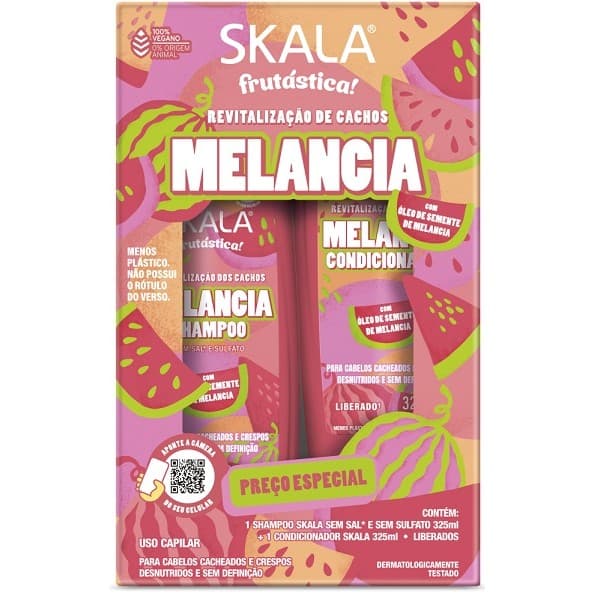 Kit Skala  Shampoo 325ml + Condicionador Melancia 200ml