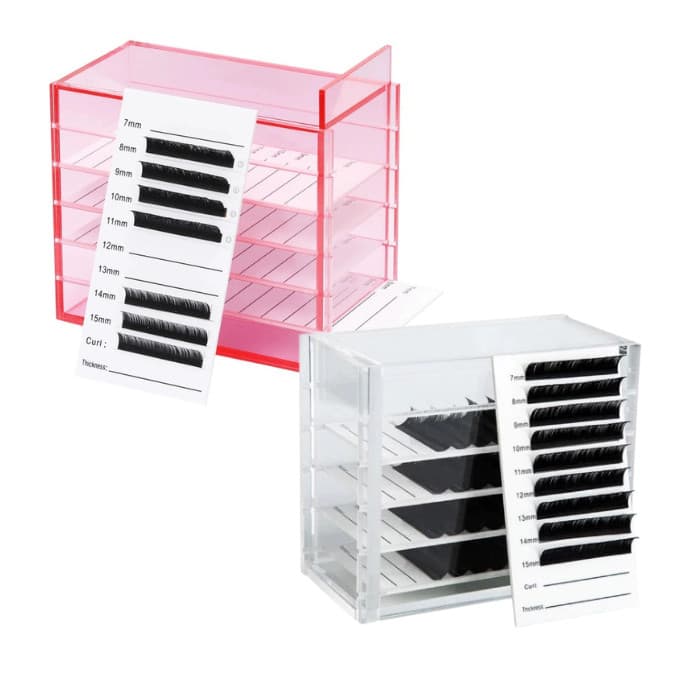 LASH BOX Caixinha Porta Cílios Organizadora Acrílico