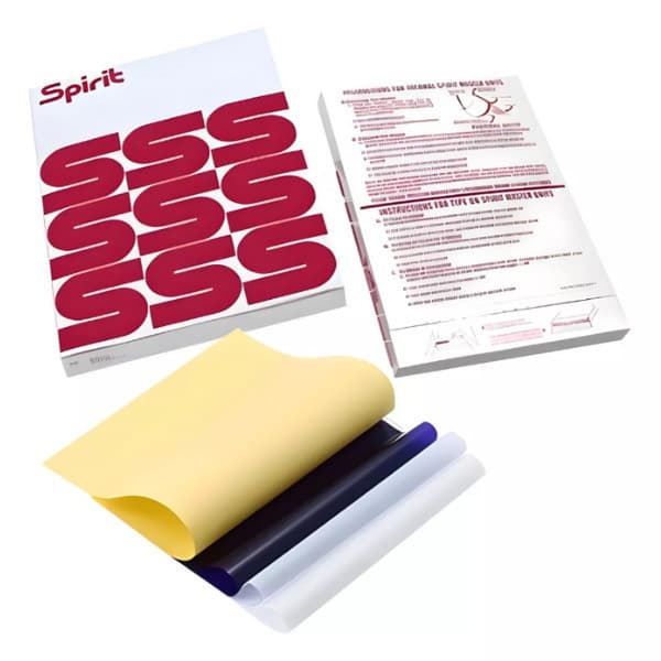 100 folhas Stencil Thermal Spirit Tatuagem Decalque Termico