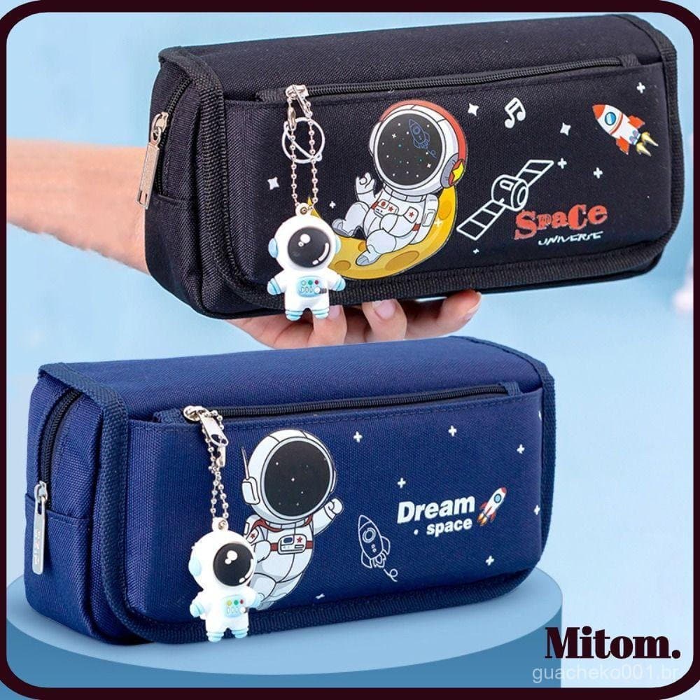 Bolsa Para Caneta MITOM , Lápis Resistente À Sujeira De Grande Capacidade , Caixa De Quatro Camadas/Duplas Com Padrão De