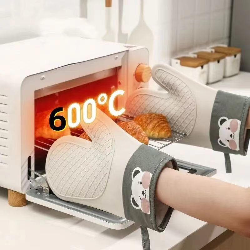 Silicone anti queimadura Luva térmica cozinha Luvas de forno Luvas de Silicone Anti-escaldantes, isolamento térmico, cli
