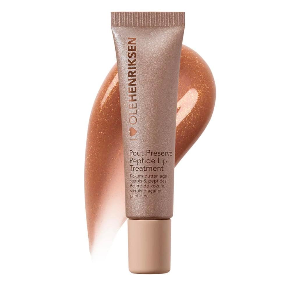 Tratamento Labial Hidratante com Peptídeos OLEHENRIKSEN Pout Preserve, Creme Brulee Glimmer MESQ