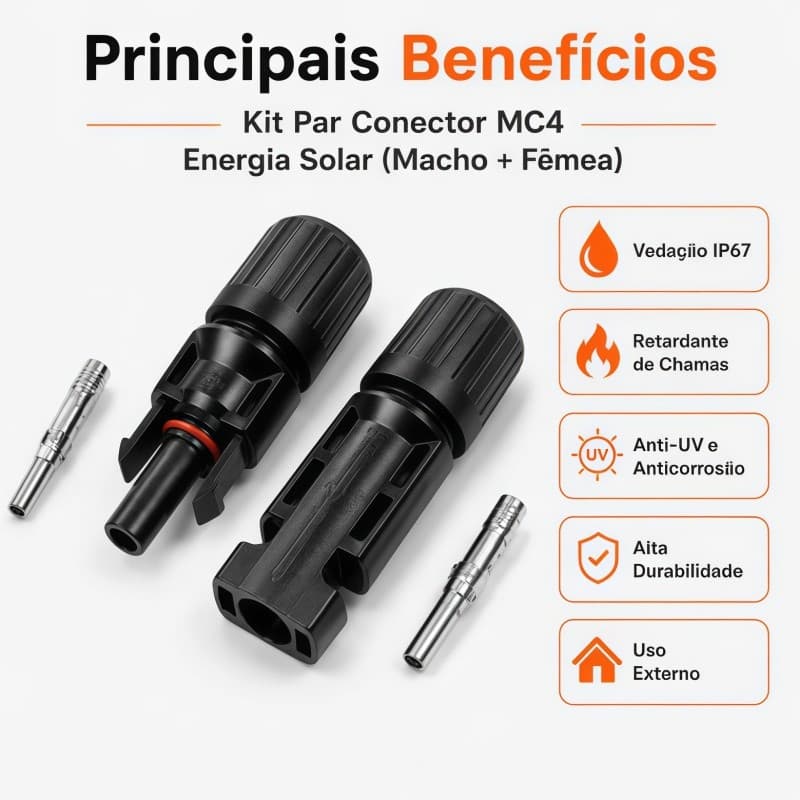 5 Conjunto IP67 À Prova Dip67 Água MC4 30a 1000v PV DC Cabo Do Painel Solar Conector Em Forma De Y T