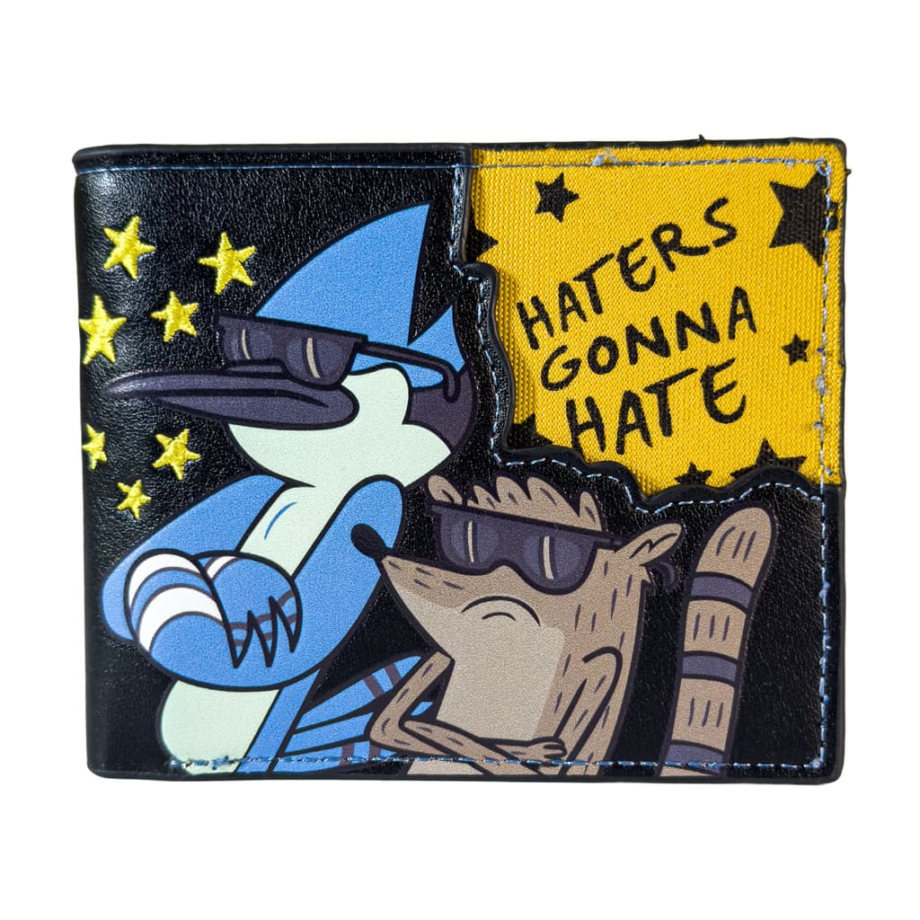 Carteira De Desenho Animado Haters Vai Odeio Bordado Unissex Bolsa Porta Cartão Compacto Moedas Ideia De Presente De Fer