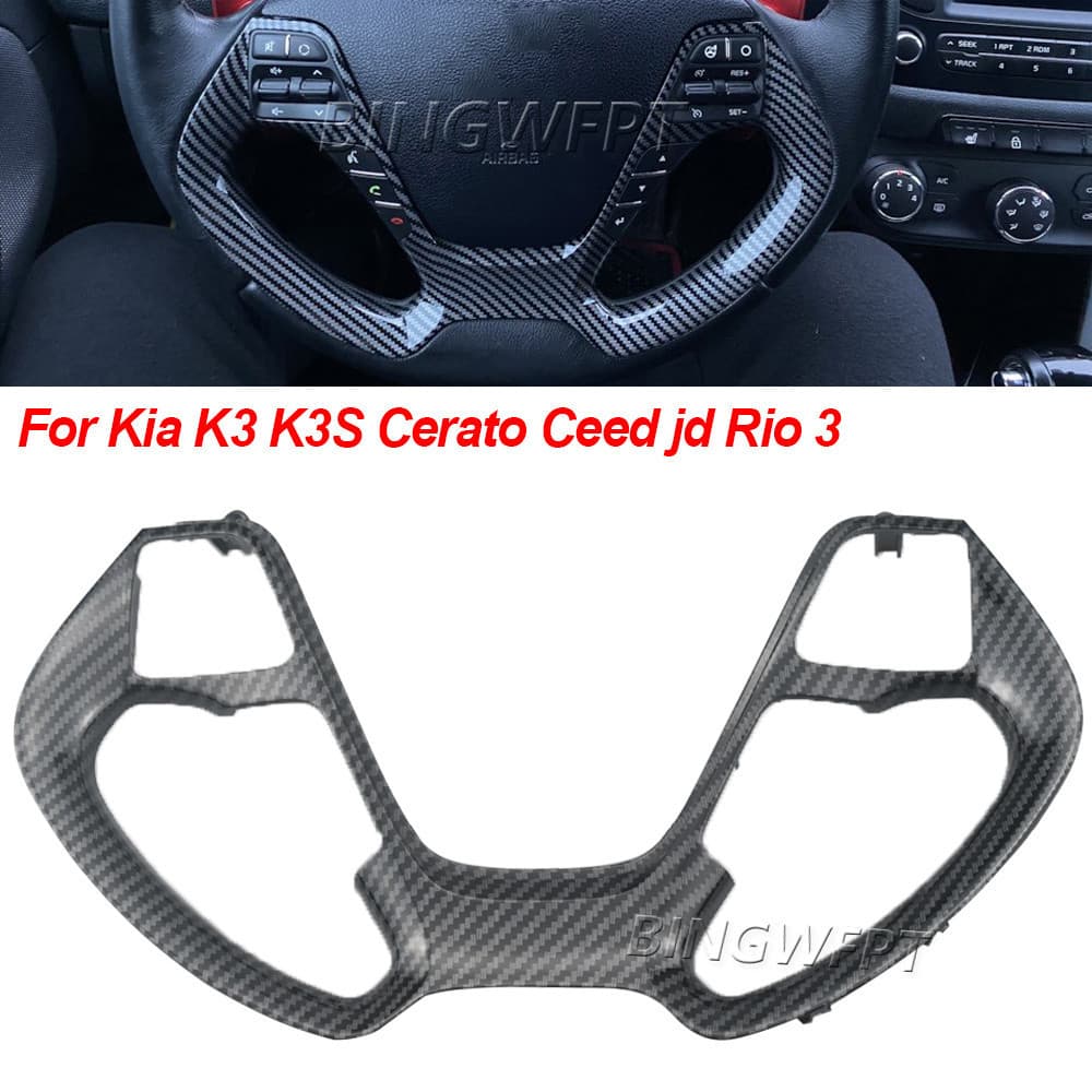 Novo Quadro Do Volante Painel Carro Para Kia K3 2014-2016 Rio 3 Cerato Clássico 2017 Ceed JD 2012-2014 Interruptor