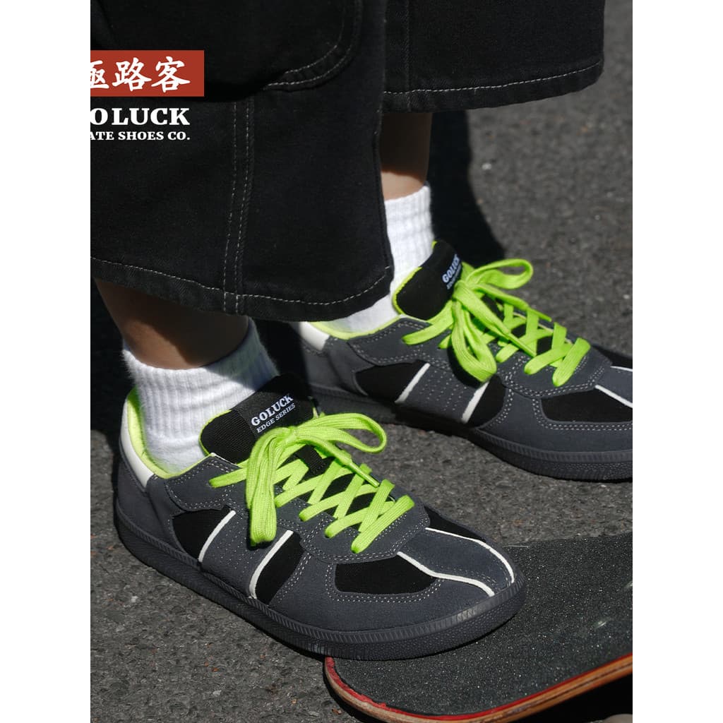 Jiluke verão novo estilo borda série preto cinza Retro tênis masculino feminino All-Match casal sapatos de treinamento a