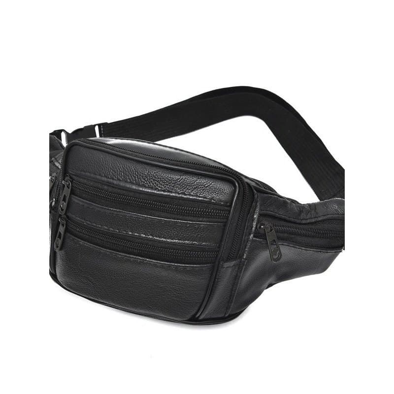 Bolsa de cintura de couro genuíno de venda quente preferida Bolsa de ombro masculina Bolsa de cintura de couro com vário