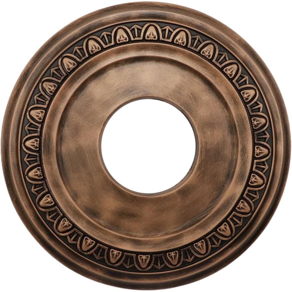 HEVSTIL Medalhão de Teto 12"OD x 3.94"ID, Medalhão de Teto em PU para Luminárias, Estilo Europeu, Anel Decorativo para V