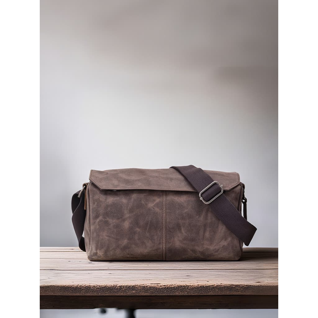 Ferramentas japonês Retro de um ombro Commuter saco do mensageiro resistente ao desgaste angustiado à prova dwaterproof