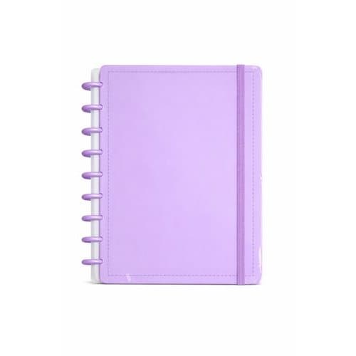 Caderno Medio Capa Dura Resistente Disco Reposicionavel Design Moderno Anotacoes
