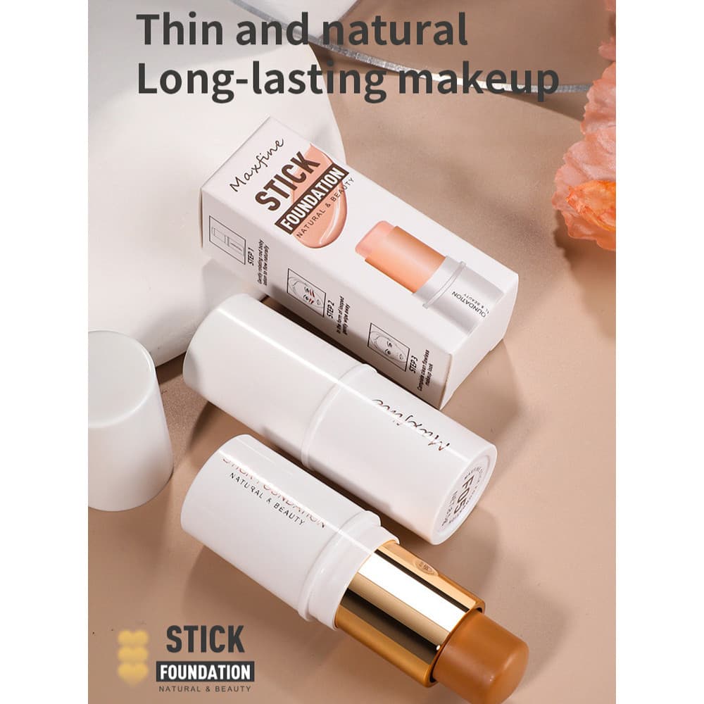 【Fácil Aplicação】Bastão de Corretivo Longa Duração/Resistente à Água/Fundação/Makeup/Corretor para Cobertura Completa
