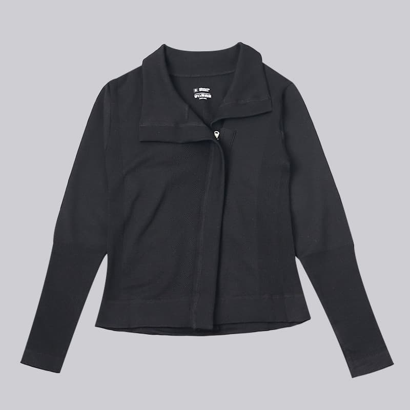 8818 comércio exterior senhoras esportes jaqueta de manga comprida quente cintura estreita zíper roupas moda Pilates Fit