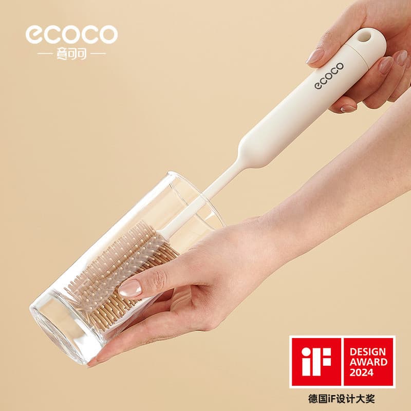 Escova para copos, ferramenta útil para limpeza de copos de água, escova para limpeza de copos a vácuo mamadeiras,