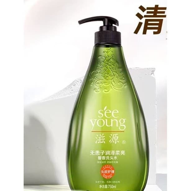 Sem óleo de Silicone Shampoo Sapindus hidratante suave fragrância brilhante refrescante Anti-caspa limpeza suave reparaç