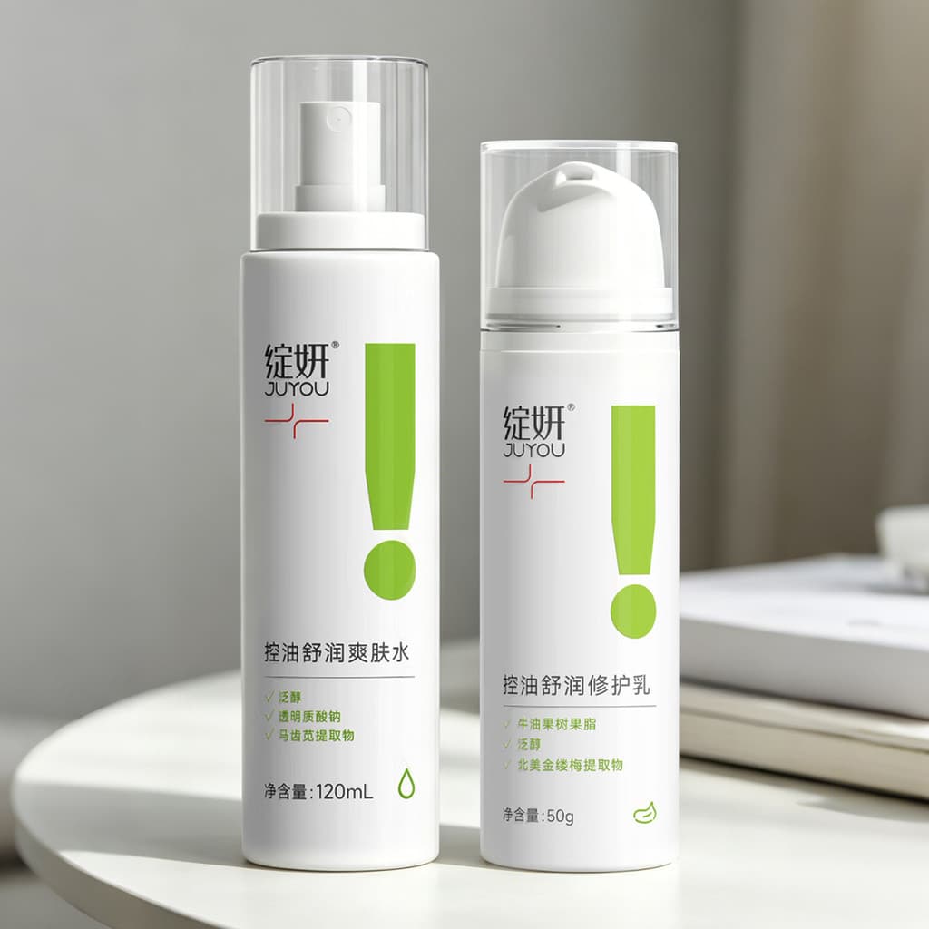 Blossoming Oil Control Calmante Hidratante Oleoso Acne Pele Hidratante Calmante Acne Refrescante Reparação Barr