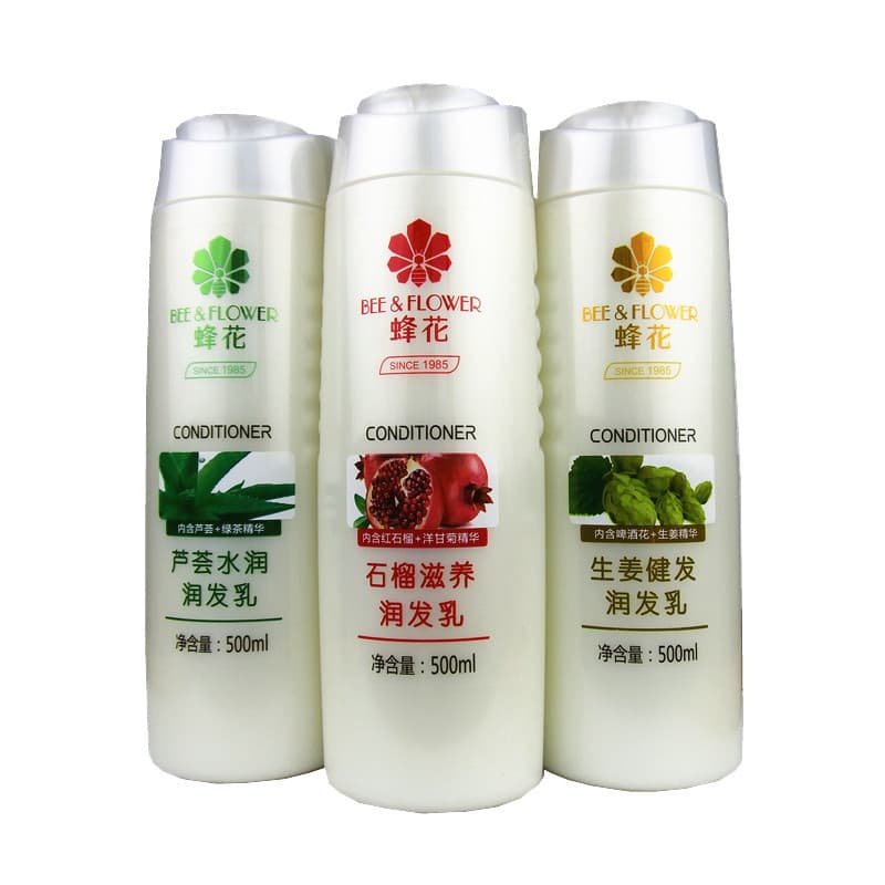 Abelha amendoim gengibre condicionador de cabelo Aloe Vera hidratante condicionador romã reparação nutritiva Frizz seco