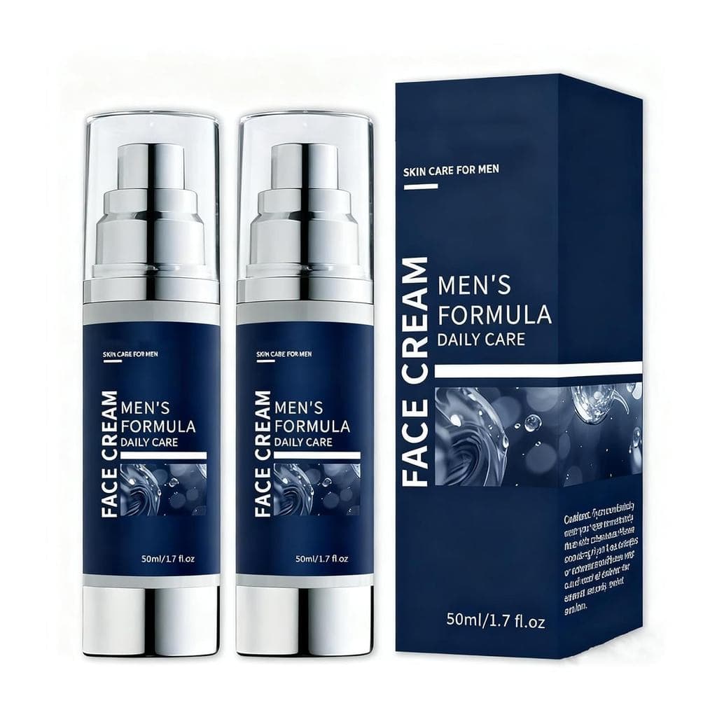 Soelegant 2 PCS Creme Facial para Homens, Hidratante Diário Masculino, Creme Facial Anti-Envelhecimento para Rugas e Bol