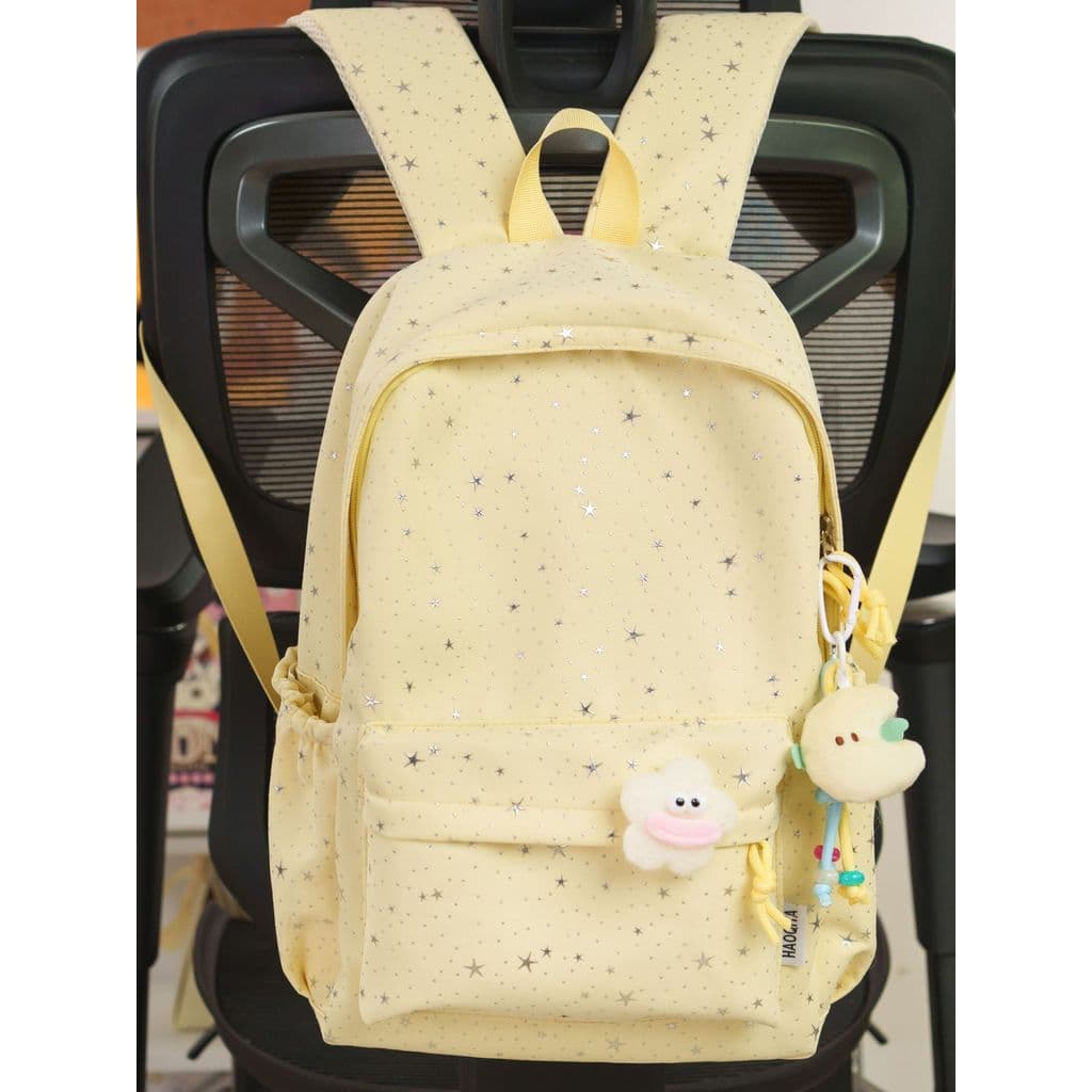 Mochila feminina júnior high School estrela Mori mochila ins versão coreana nicho de alto valor grande capacidade luz co