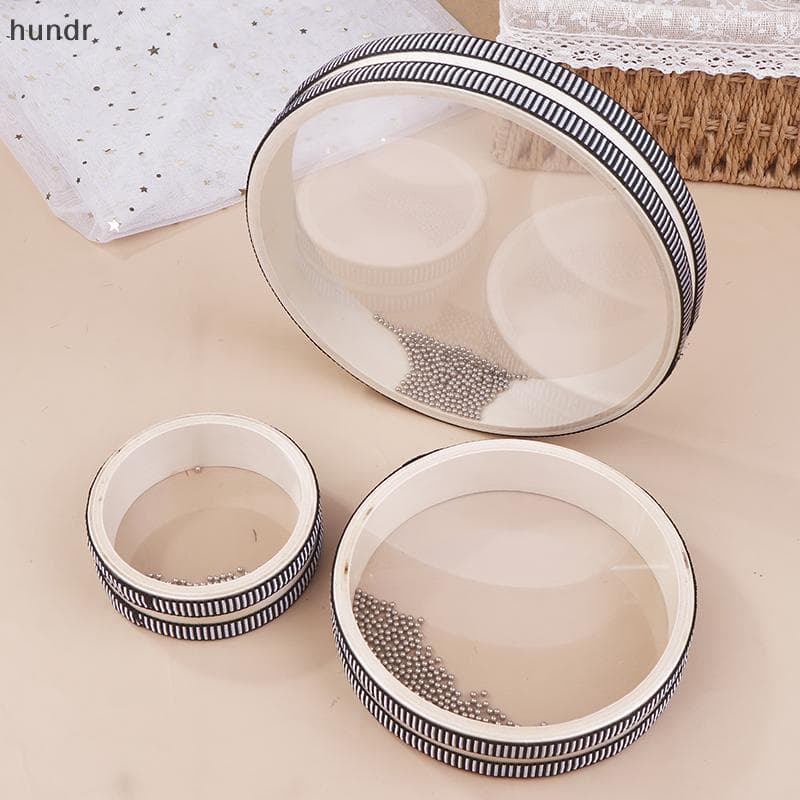 [hundr] Bebê Montessori Oceano Onda Grânulo Tambor Efeito Sonoro De Mão Para Criança Aprendizagem Precoce Brinquedos De