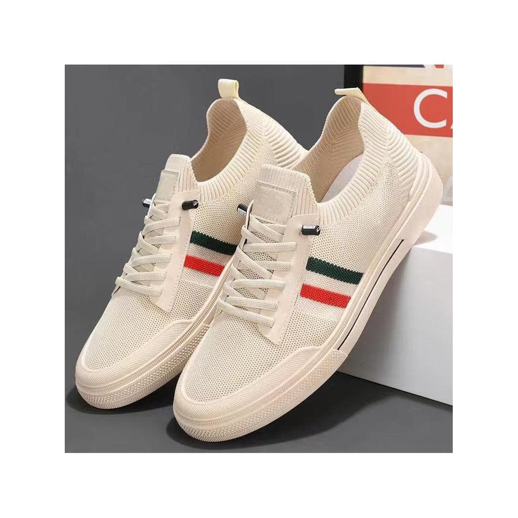 Primavera outono novo estilo masculino respirável malha painel sapatos preguiçoso um Pedal seguro de trabalho sapatos de
