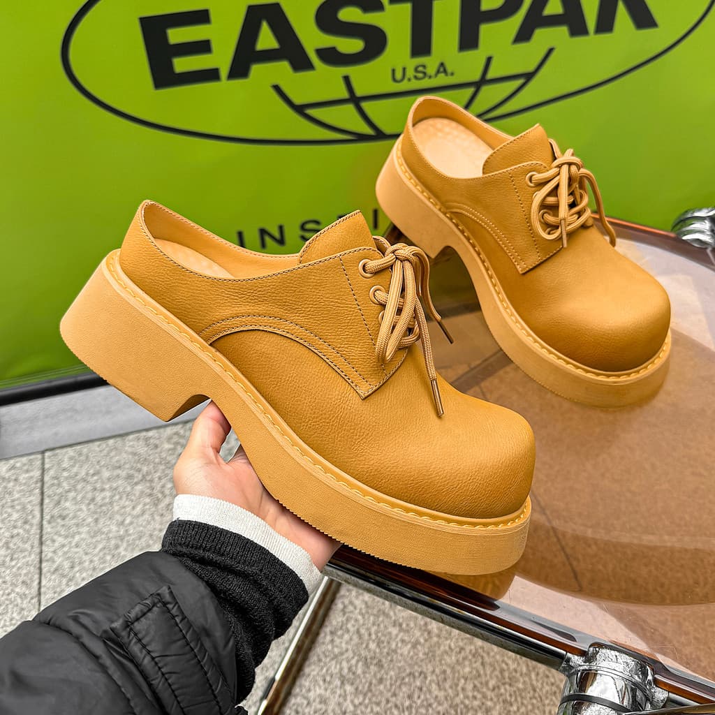 Homens verão High-End chinelos de condução confortáveis jovens casuais sapatos de couro de negócios rendas-Up pé-cobrind