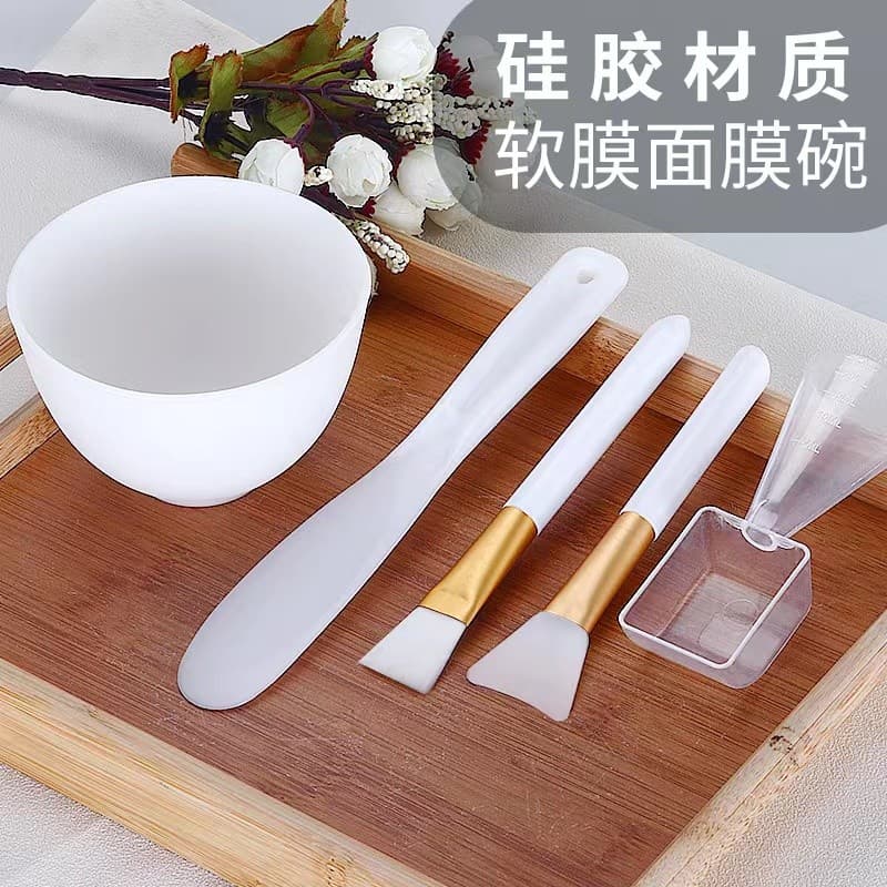 Conjunto de tigela e colher de escova para máscara, salão de beleza, Spa, especialmente ajustado, medicina tradicional c