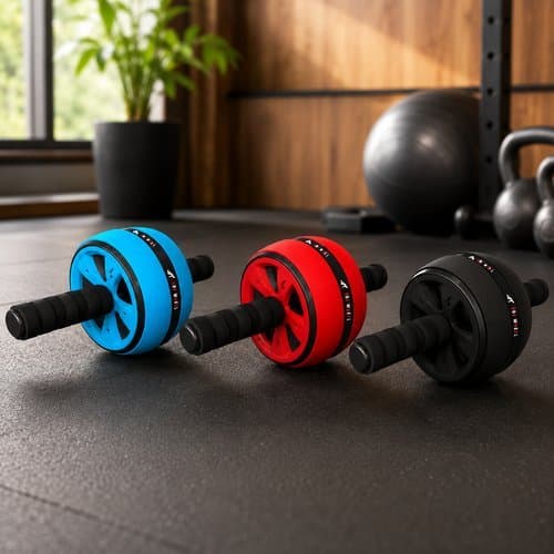 Roda Abdominal Pegada Ergonômica Varias Cores Treino Eficaz Fortalecimento Core