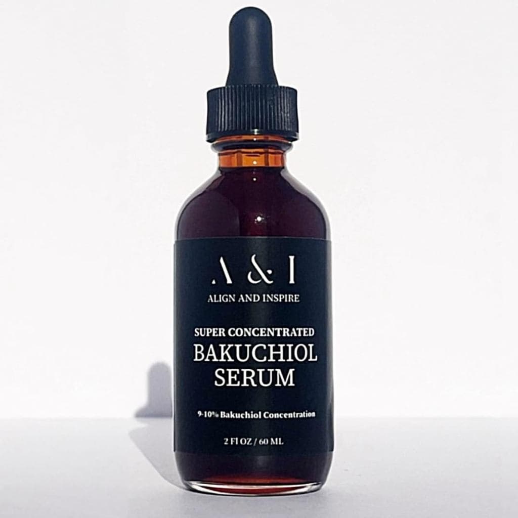 Sérum de Bakuchiol 100% Puro, Prensado a Frio, 2 oz, Alternativa Natural ao Retinol à Base de Plantas UGXW