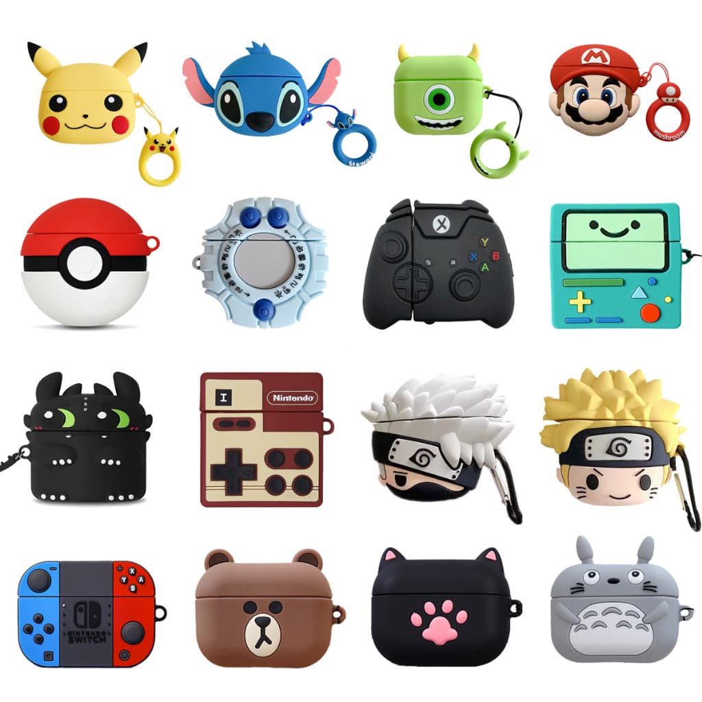 Totoro Dos Desenhos Animados Jogo Ninja Caso Para Apple AirPods Pro 2 Geração Escudo Vagens De Ar 2nd Gen Capa Protetor